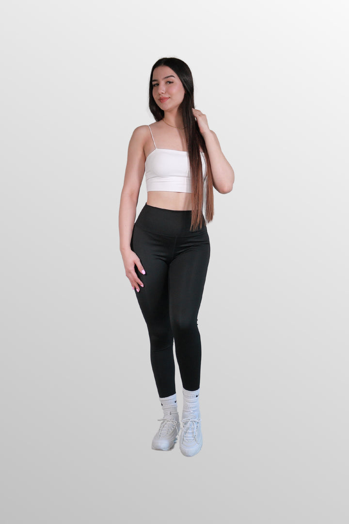 High Waist Workout Sports Yoga Leggings Naked Feeling Butt Lift  Fitness Gym Yoga Pants - Black -